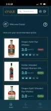 OAKR homepage with personalized recs